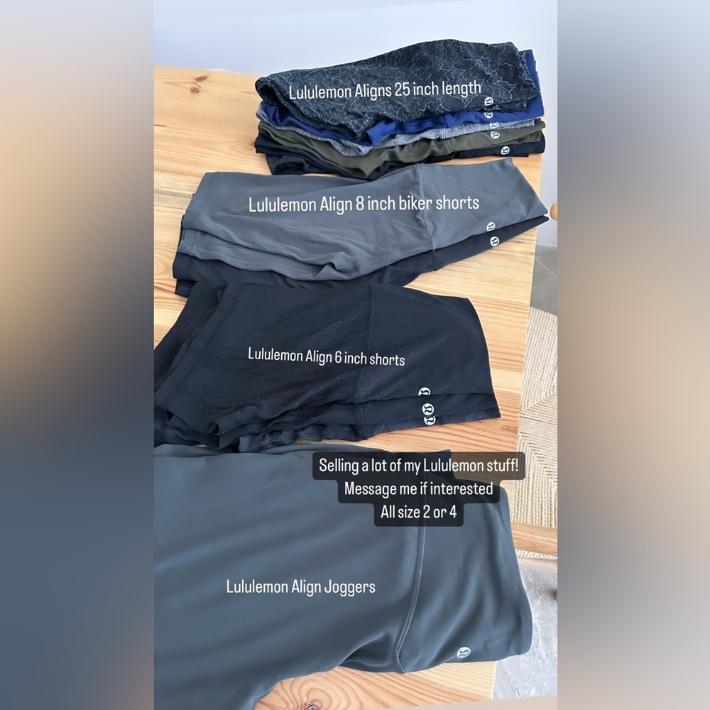 Lululemon Legging Collection